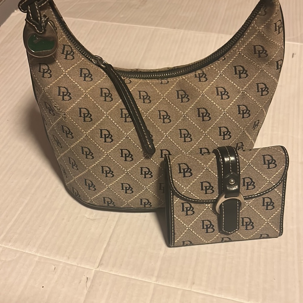 Dooney & Bourke mini bucket bag and wallet set